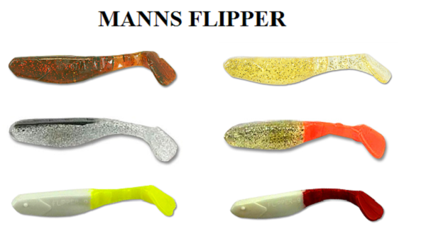 Виброхвосты Manns flipper