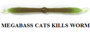 Megabass Cats kills worm