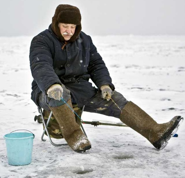 Рыбалка в сильный мороз