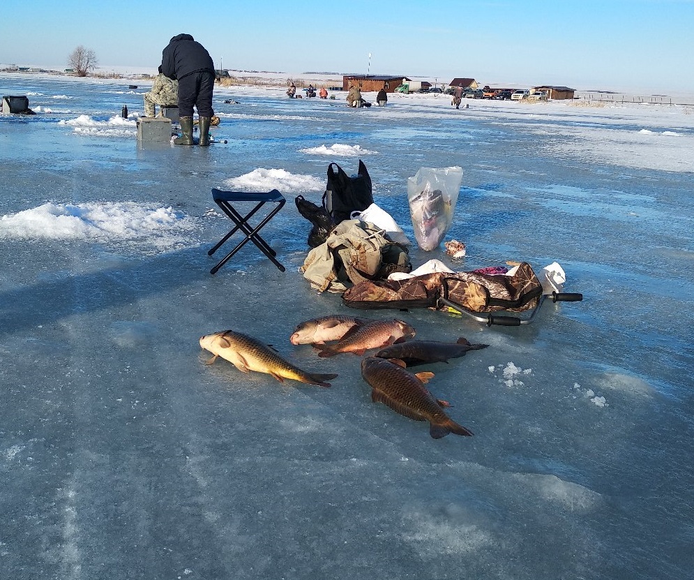 Зимняя рыбалка Светлый ключ Самарская область